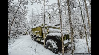 Брошенная РЛС П-18 в лесах Ленинградской области / Abandoned Soviet P-18 radar in the forests