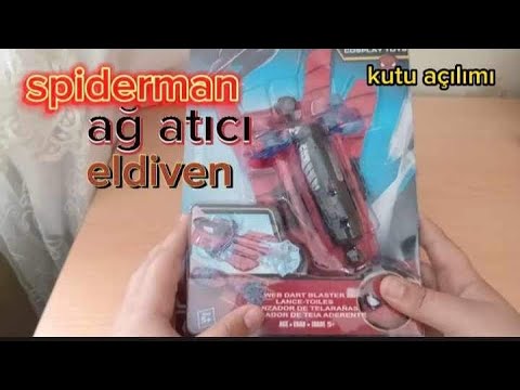 Spider-man  ağ atıcı eldiven kutu açılımı (Murat Çakır )