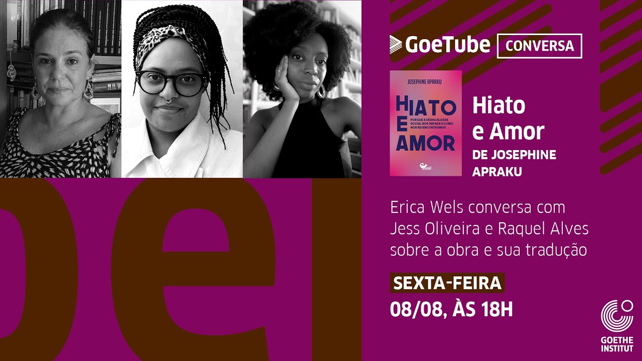 GoeTube Conversa: Tradução de Hiato e amor, de Josephine Apraku