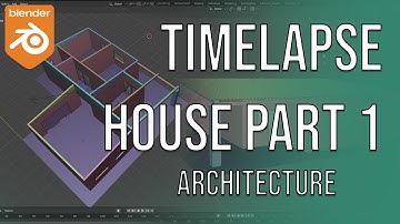 TimeLapse House Part 1 - Blender, using Archimesh Addon