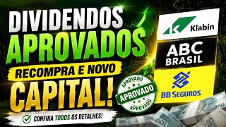 🔥 KLABIN BBSE3 ABCB4: AS NOVIDADES QUE PODEM IMPACTAR SUAS AÇÕES #Dividendos #BBSE3 #KLBN11 #ABCB4