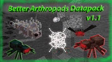 Better Arthropods Datapack v1.1 - Minecraft Datapacks 1.17.1