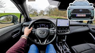 Toyota Corolla Cross 2023 | 2.0 hybrid 197 hp CVT AWD | POV test drive | 0-100 | 2022