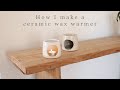 How i make a ceramic wax warmer  the entire pottery process