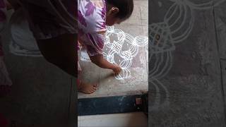 Hello Public Have a Nice Day New Rangoli design 😘🌞
