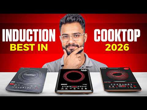 3 सबसे बढ़िया Induction Cooktop 2026⚡Best Induction Cooktop 2026