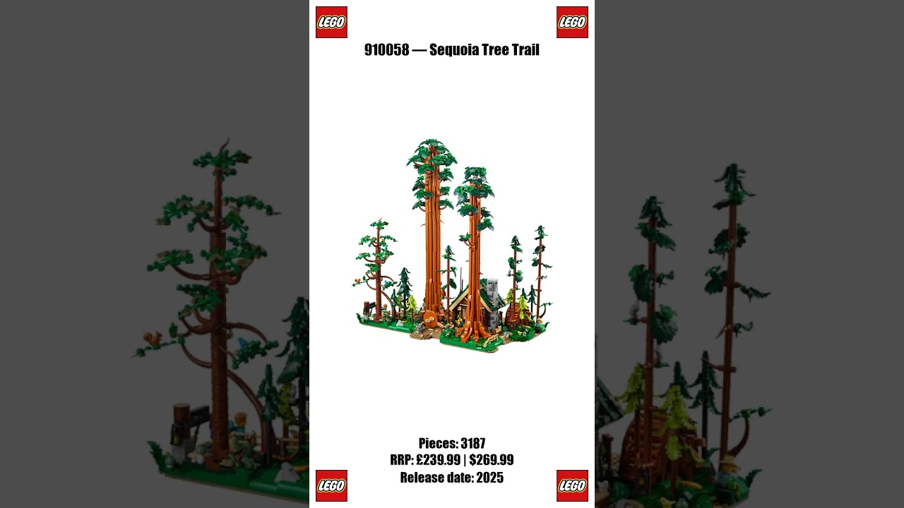 NEW! LEGO Sequoia Tree Trail 910058 | BrickLink Designer Program 