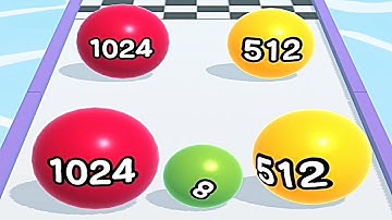 Ball Run 2048 - All Levels Android, iOS Walkthrough Gameplay Part 19