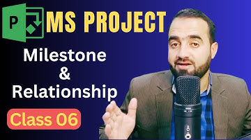 Microsoft project | What Are Milestone And Relationships.اردو/ हिंदी