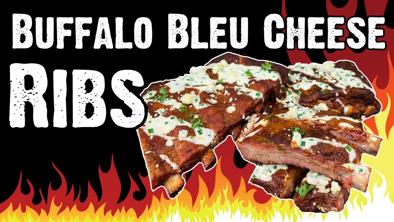 Best Buffalo Bleu Cheese Ribs | Damon and Lu Holter