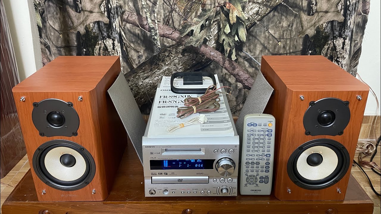 Đã ✈) Dàn Onkyo FR-7GXDV đẹp keng chạy full, đủ phụ kiện zin, Lh