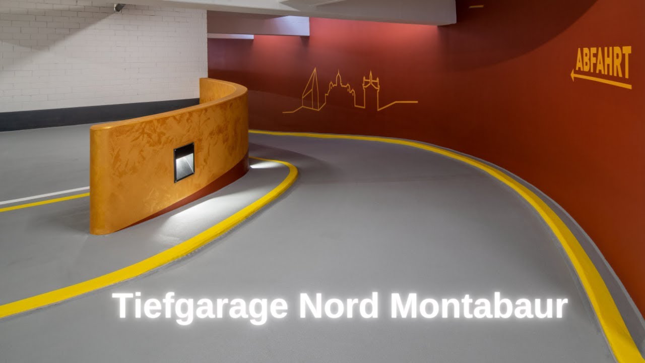Tiefgarage in extravagantem Look | Parkhaus Montabaur