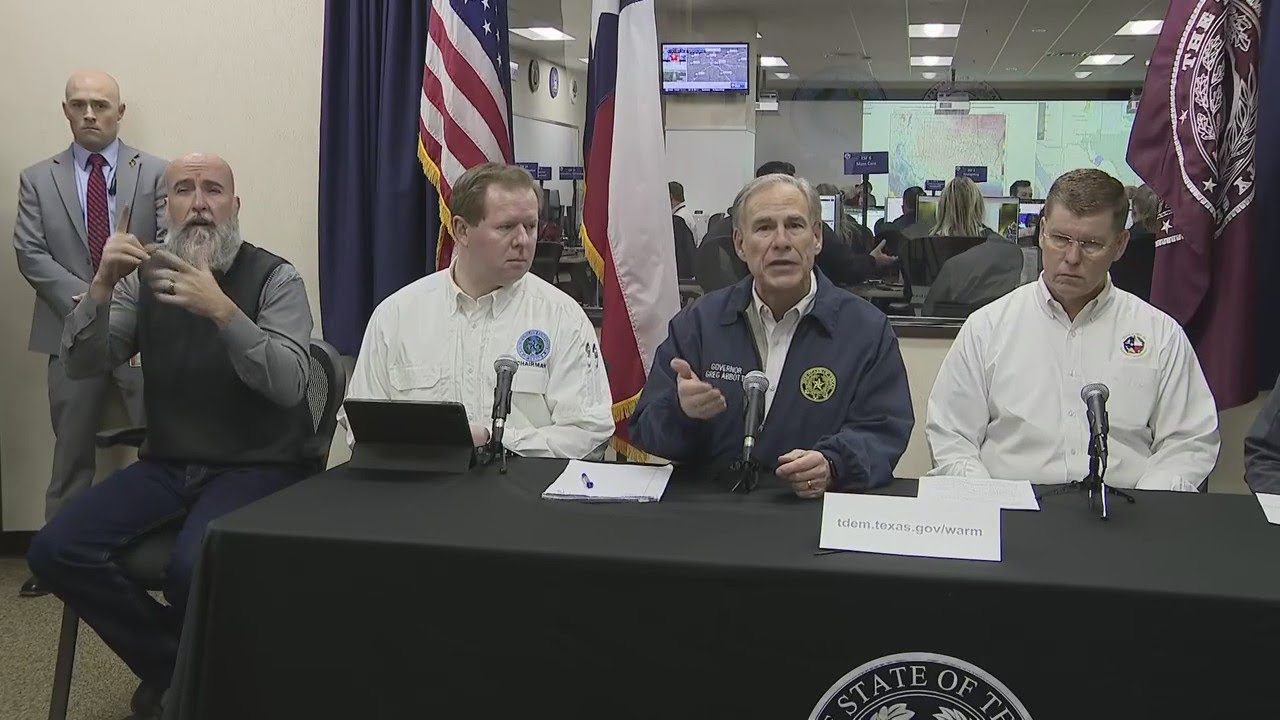 Texas leaders discuss preparations for arctic blast bring freeze to ...
