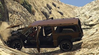 GTA 5 Cars VS Mount Chiliad CRASH COMPILATION!!!