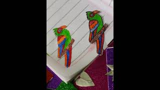 سلسلة تزين دفاتر وكراسات(ببغاء❤️?chain decorate notebooks parrotسهل?❤️?l?lHow?simple❤️?❤️?