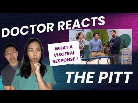 ER doctor and her husband react to the Pitt episode #4