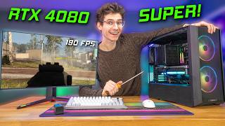 the mighty rtx 4080 super gaming pc build 2024! 💪