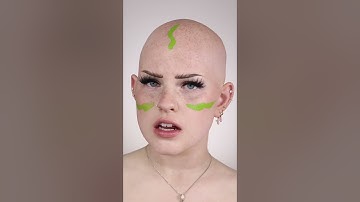 I draw on my head when im bored #makeup