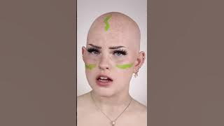 I draw on my head when im bored #makeup