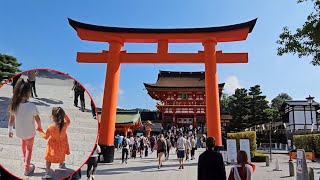 Visiting the famous FUSHIMI INARI SHRINE in Kyoto, Japan!! 1000's of Torii Gates! | 4K HDR 60fps