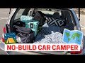 No build car camper conversion  subaru forrester  solo car van life nomad adventures 