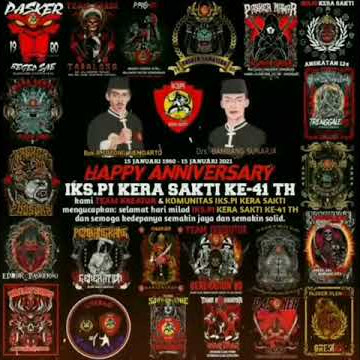 STORY WHATSAPP SPECIAL HAPPY ANNIVERSARY IKSPI KERA SAKTI KE-41 || LITERASI PASKER 80