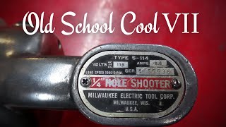 Milwaukee S-114 1/4 Hole Shooter - Vintage 1940s Power Tool Rebuild and Restoration