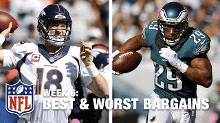 Better Deal: Peyton Manning or DeMarco Murray? | Best & Worst Bargains in the NFL (Week 6) | NFL Profile
