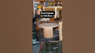 Making A Fluted Table Base