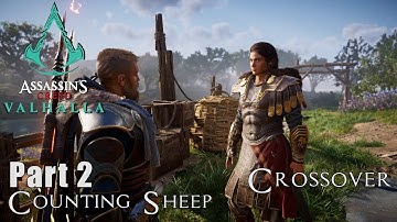 AC Valhalla x Odyssey Crossover. Part 2 Counting Sheep. Walkthrough Gameplay. PC Ultra.
