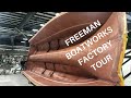 FREEMAN BOATWORKS factory tour