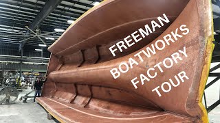 FREEMAN BOATWORKS factory tour