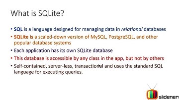 ANDROID TUTORIAL Database Sqlite