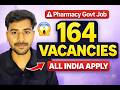 Pharmacy Govt Job 2026 🔥 164 Pharmacist Vacancies | All India Apply | GPSSB Recruitment #pharmajobs