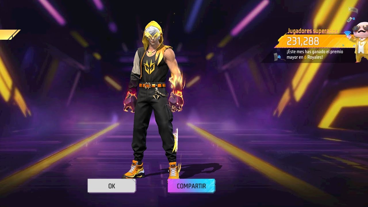 Sacando puños - rugido indomable free fire 