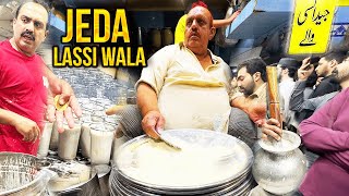 People Are Crazy For Lassi | Famous Jeda Lassi Wala in Lahore | Street Food Pakistan by Discover with Shery 15,280 views 1 month ago 12 minutes, 50 seconds