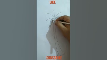 Coconut Tree Drawing //Pencil shading of Coconut tree 🌴 #shorts #easydrawing  #coconut #drawing