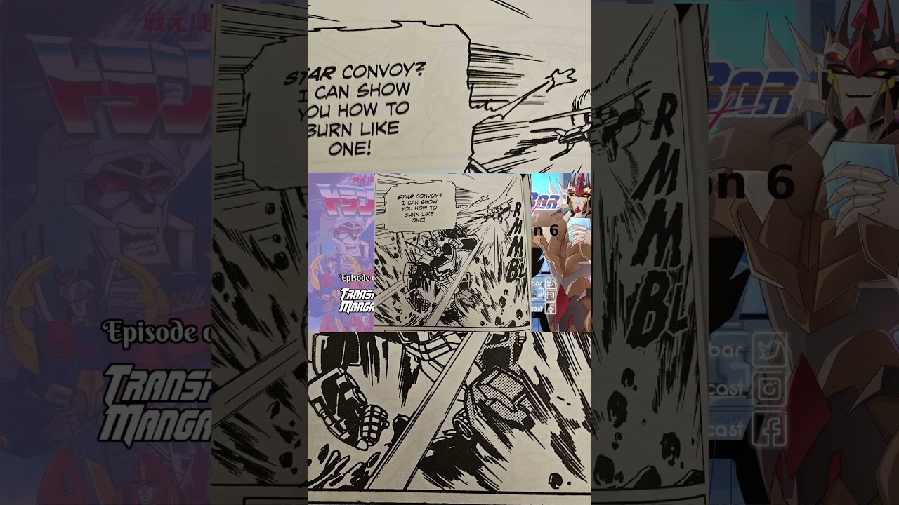 Nice Burn | Transformers The Manga Continuity Review | Swerve's Bar Podcast
