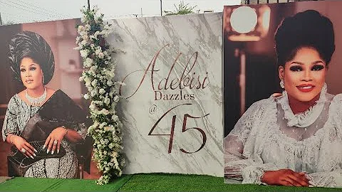 HAPPENING NOW: FATHIA, MADAM SAJE, ABBEY LANRE OTHERS STORM BISI IBIDAPO OBE  45TH BIRTHDAY