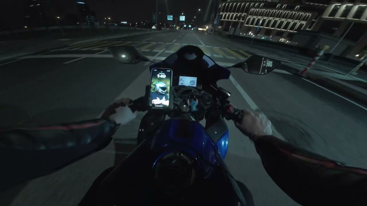  İstanbul Night Ride Yamaha R25 