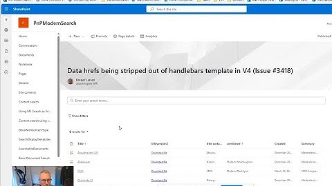 PnP Modern Search Query inspection In Dev Tools