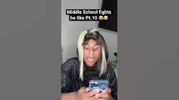 Middle SCHOOL FIGHTS be like! Pt.10 #shorts #relatable #comedy #viral #skits #funny #roydubois