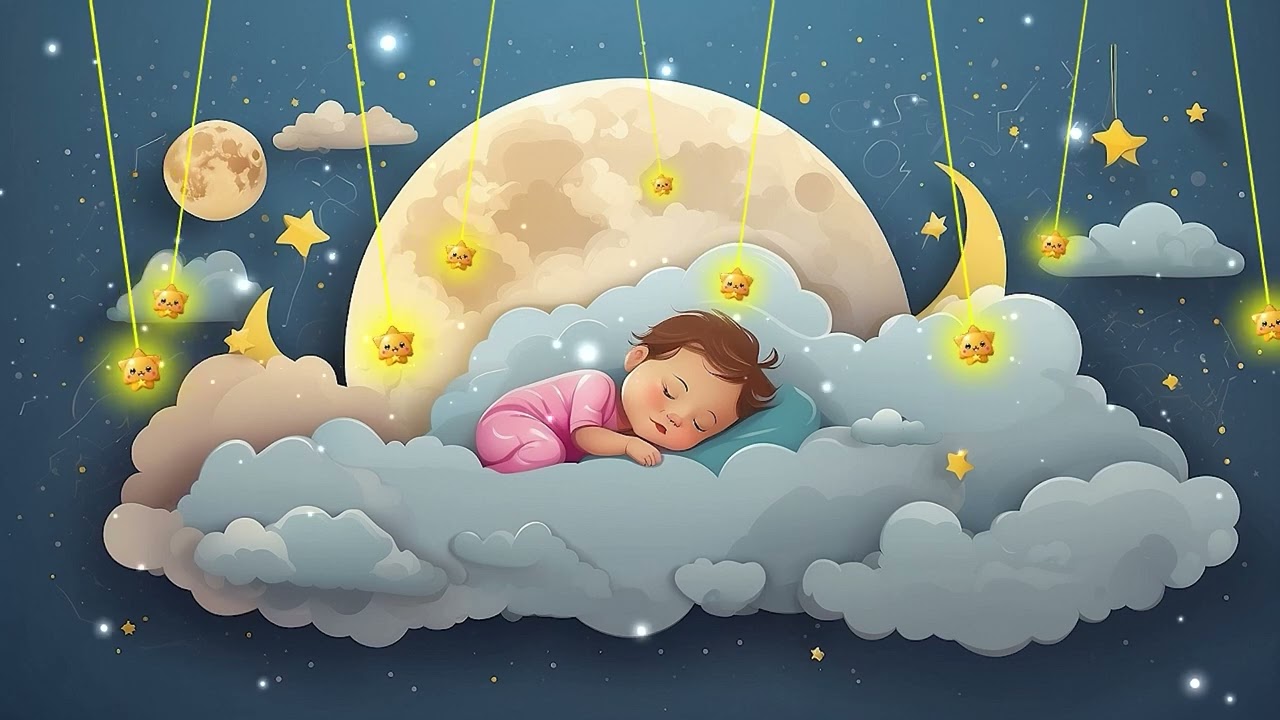 赤ちゃん 寝る ♫必ず2分以内に眠れる睡眠音楽 ♫♫ 睡眠 音楽 ♫♫ 眠くなる曲+寝息の音 lullaby music breathing & music box baby sleeping