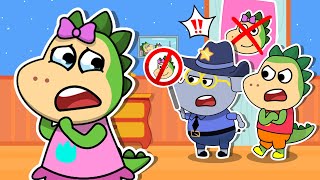 🔒 Spike's Secret Room! 😲 Sparkle Tries to Sneak In 🔥 Fire Spike Kids Stories