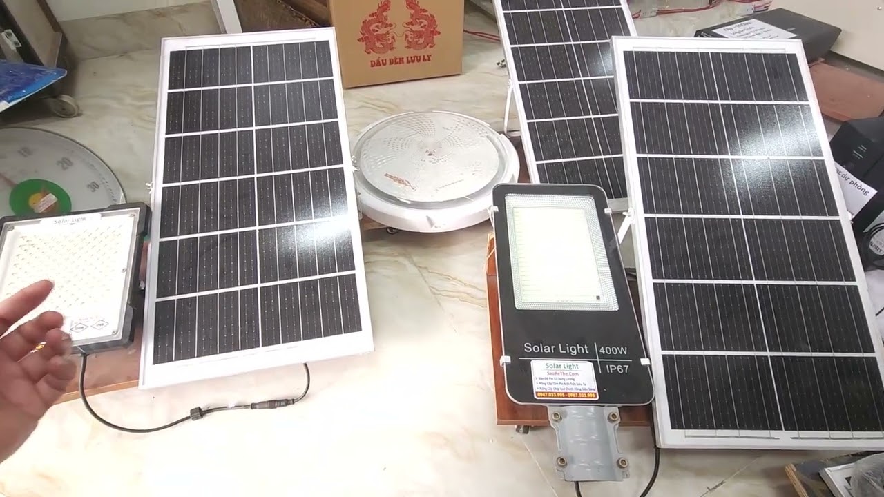 Đèn độ pin NLMT Mỗi đèn gửi đều có điều khiển riêng Đèn độ thời gian sáng lâu hơn 