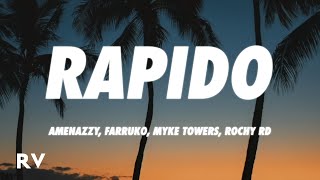 Amenazzy, Farruko, Myke Towers & Rochy RD - Rapido (Letra/Lyrics) Resimi