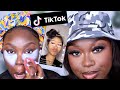 TIKTOK MAKEUP TREND I TRYING OUT WHITE CONCEALER ON DARK SKIN !?!?