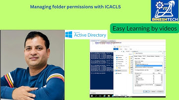 Managing folder permissions with ICACLS