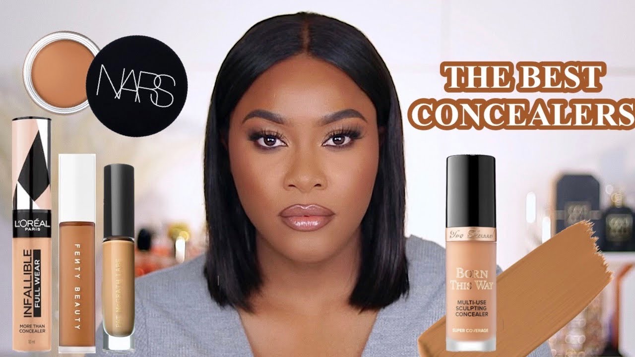 TOP 10 CONCEALERS : MUST HAVE FOR DARK SKIN DRUGSTORE AND HIGH END -