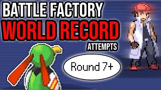 BIG STREAK XATU? Battle Factory WORLD RECORD Attempts! | Pokemon Emerald